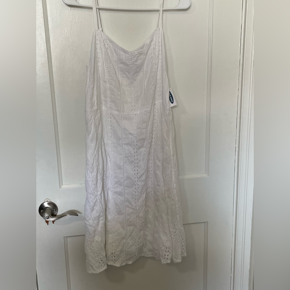 Old Navy White Dress New With Tags Size Large